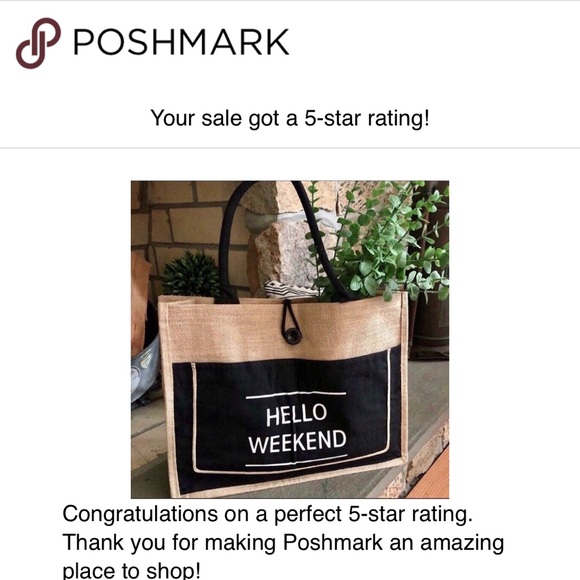 THE HELLO WEEKEND TOTE BAG - TAN - Picture 3 of 10